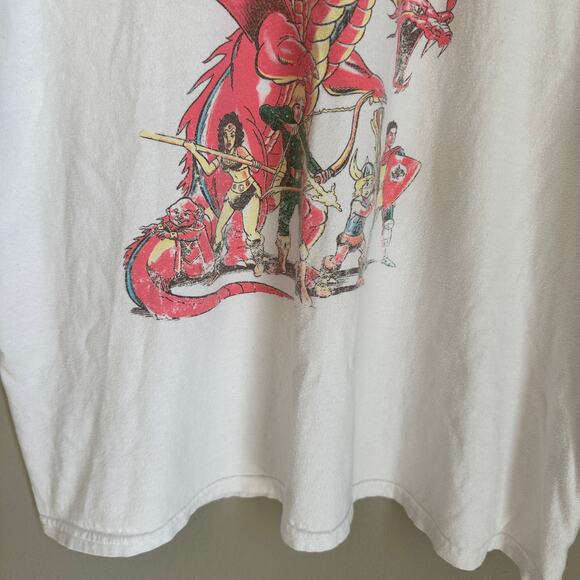 Dungeons & Dragons Graphic Tee Men's Small/Medium Fantasy Cartoon Retro - Picture 3 of 6